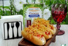 Хот-дог-гриль с картофелем пай