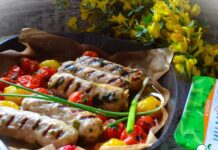 Купаты-гриль с черри