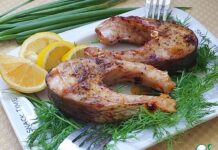 Лимонный жерех в аэрогриле