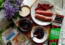 Луковый «мармелад» на красном вине