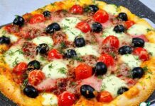 Пицца на дрожжевом тесте