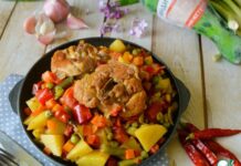 Рагу из индейки с овощами «А-ля Афритада»