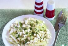 Салат из кольраби и феты