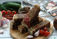 Шашлык из лаваша