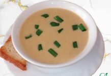 Суп с печенью трески