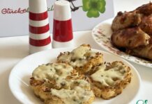 Цветная капуста, запечённая под моцареллой