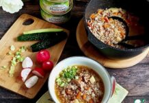 Гречневый суп с тушёнкой «Походный»