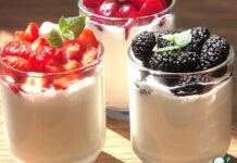 Холодный десерт «Не лимонный поссет»