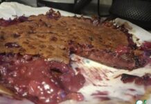 Ягодный пирог-пастила