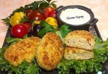 Котлеты из трех видов рыб с салом