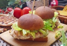 Манговый «Верзила» с котлетой из индейки