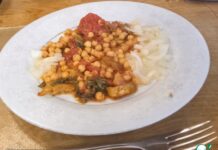 Нут и пак-чой в тамаринде