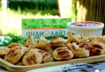 Пельмени-гриль с индейкой