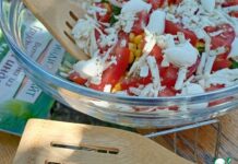 Салат «Яркие краски для пикника»