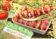 Шашлык из индейки в азиатском стиле