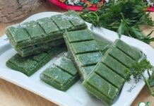 Зеленое пюре из стеблей зелени «Экономное»