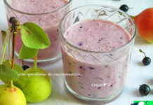 Молочный коктейль «Смородина и груша»