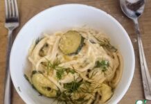 Спагетти в «масле» из цуккини