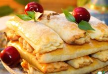 Трубочки с абрикосовой начинкой