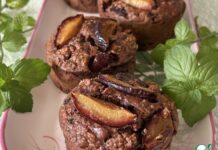 Запечённая овсянка со сливой