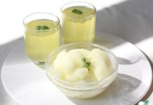 Желе и сорбет «Мохито»