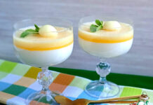 Дынная панна котта