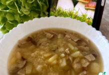 Грибной суп. Из сушеных боровиков