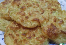 Оладьи кабачковые с творогом