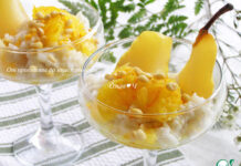 Рисовый пудинг с грушей