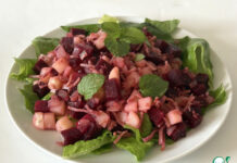 Салат из свеклы и картофеля