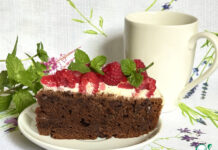 Шоколадный пирог с маскарпоне