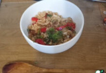 Тайский рисовый салат