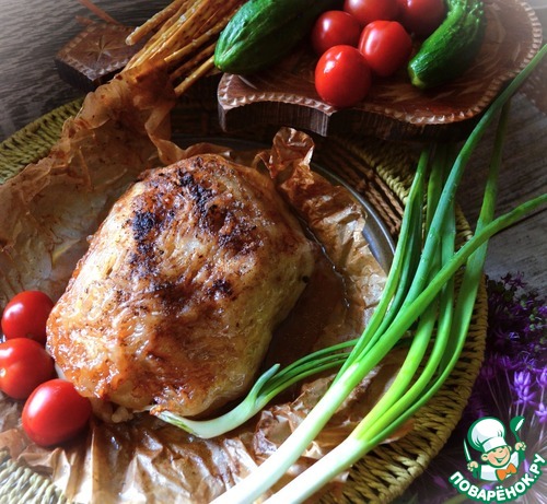 Бедро индейки в бараньем панцире