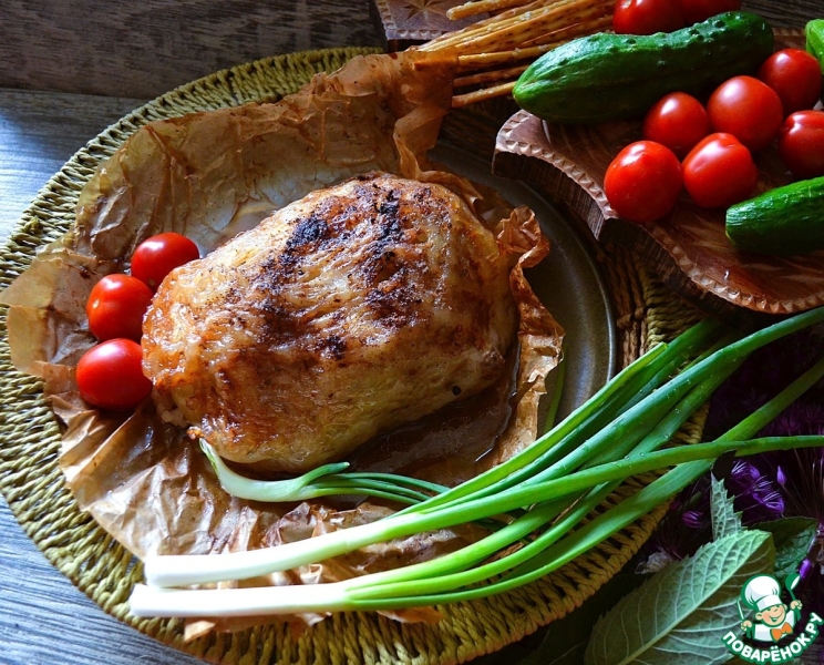 Бедро индейки в бараньем панцире