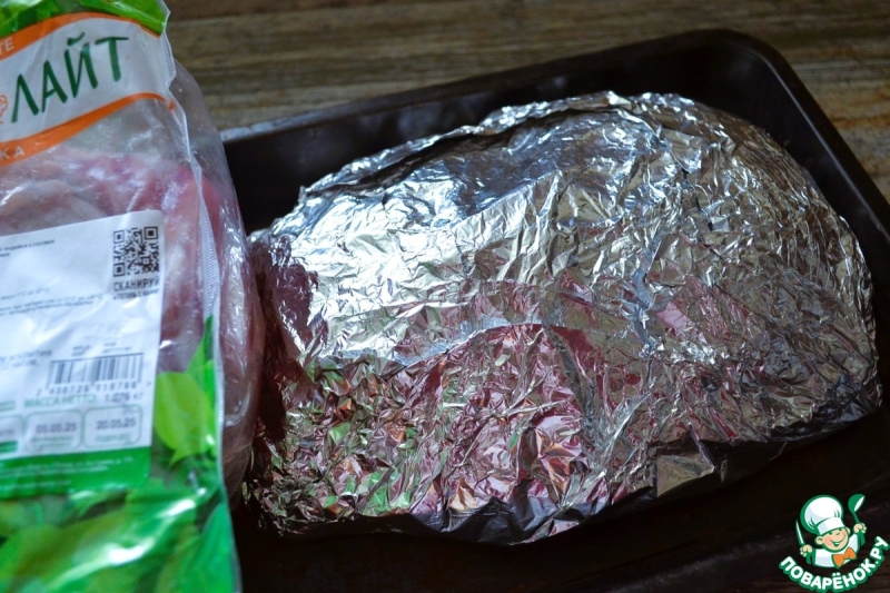 Бедро индейки в бараньем панцире