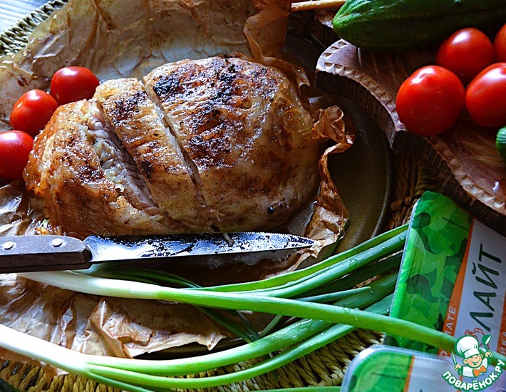 Бедро индейки в бараньем панцире