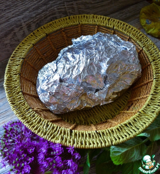 Бедро индейки в бараньем панцире