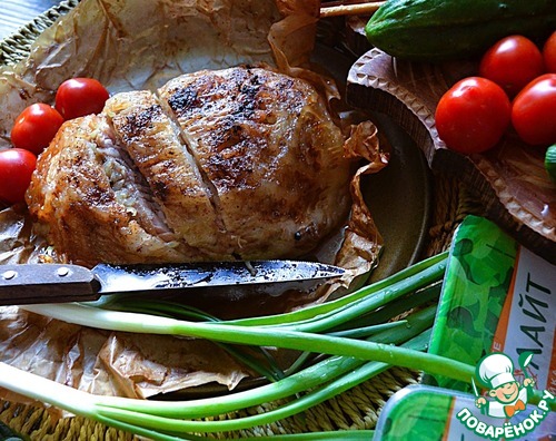Бедро индейки в бараньем панцире