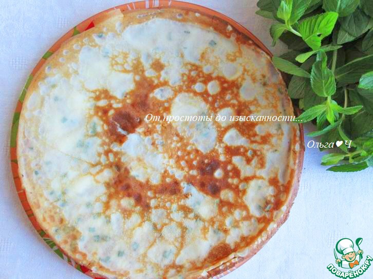 Блинчики с мятой