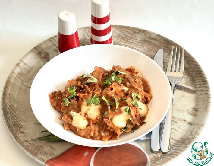 Быстрая сковорода "А-ля лазанья"