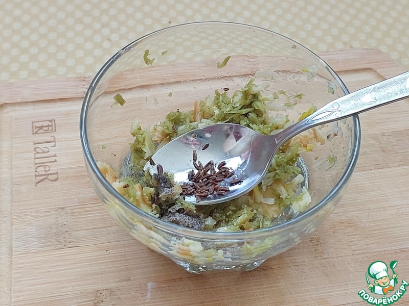 Цветная капуста с петрушкой и чесноком