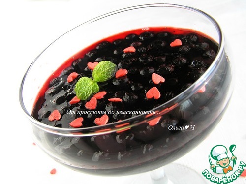 Десерт "Клубника в шампанском"