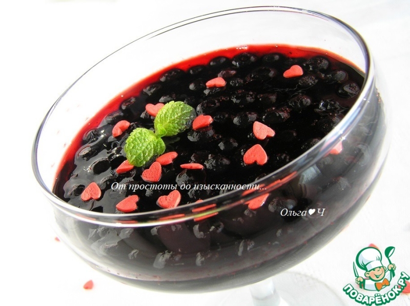 Десерт "Клубника в шампанском"