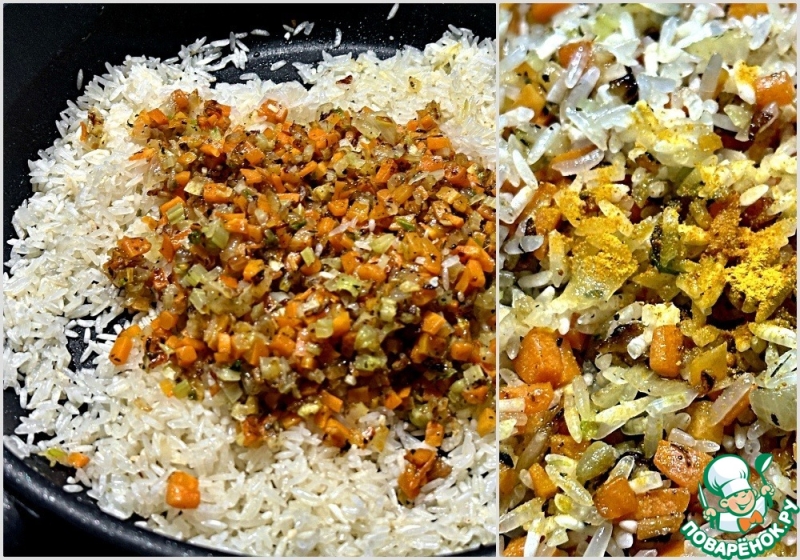 Это не плов! Рис с овощами