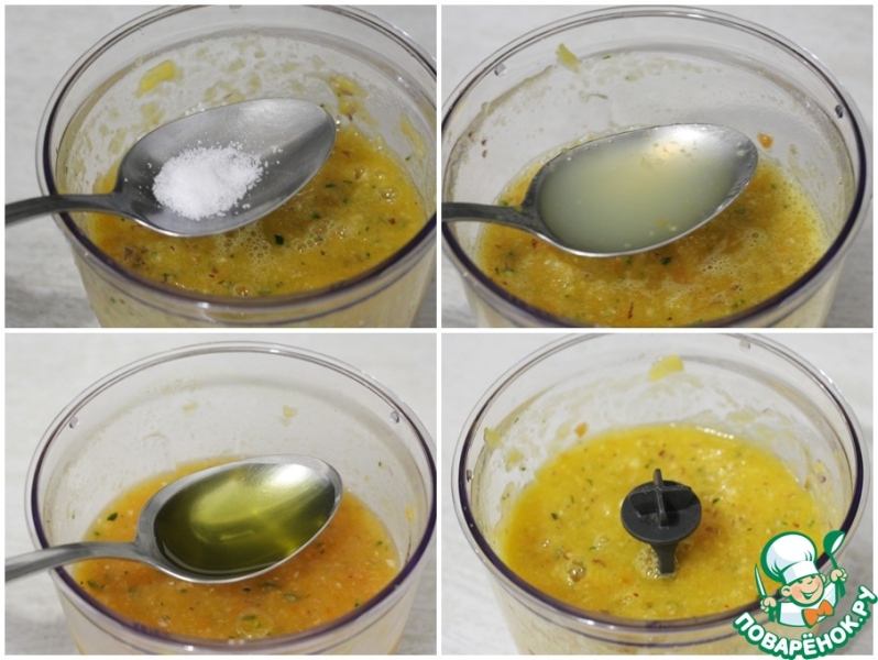 Гаспачо из персиков и томатов