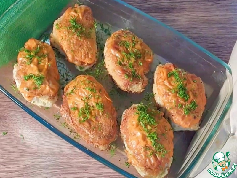 Голубцы с индейкой, запеченные в духовке