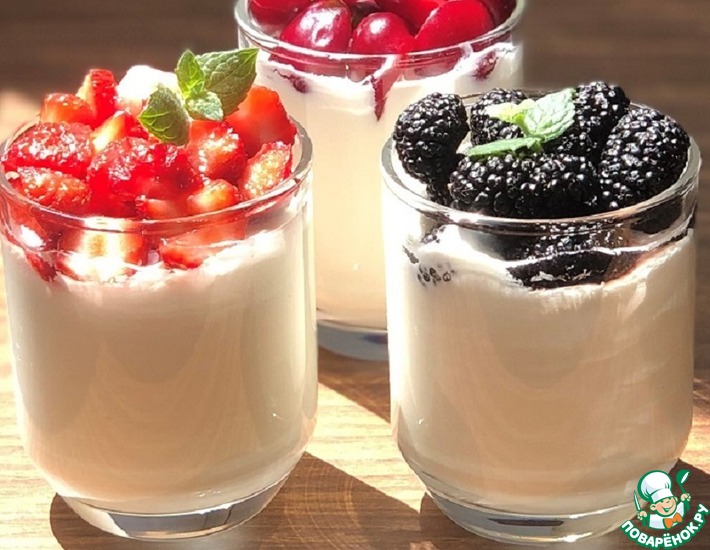 Холодный десерт "Не лимонный поссет"