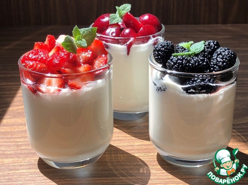 Холодный десерт "Не лимонный поссет"