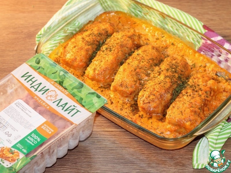 Классические зразы из фарша индейки
