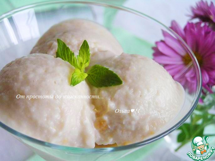 Кокосовое мороженое из фасоли
